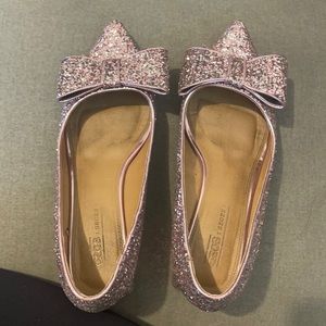 Glitter Barbie inspired bow heels